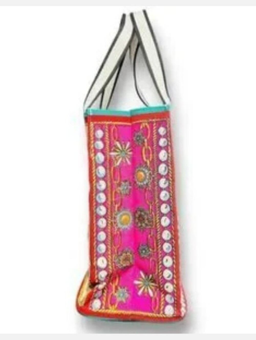 Brighton Sparkle & Shine Tom Clancy Canvas Bright Graphic Print NWT $150 - Picture 8 of 13